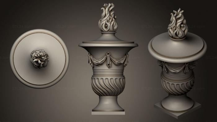 Miscellaneous figurines and statues (Pot a feu, STKR_0660) 3D models for cnc